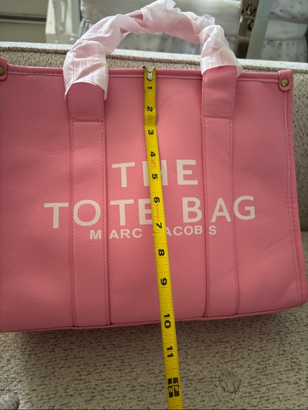 *FASHION ~Tote Bag in Pink - Picture 4 of 9